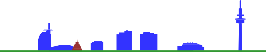 Grafik Skyline Bremerhaven von Mike Schwitalla.